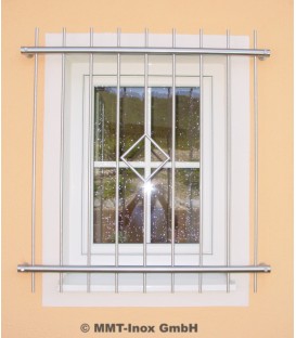 Fenstergitter Edelstahl mit Raute 800mm x 1000mm
