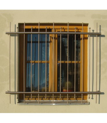 Fenstergitter Edelstahl Standard 1400mm x 1000mm